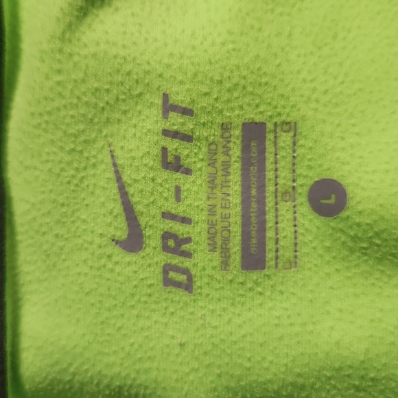 Green Nike Dri Fit Hoodie, fleece lined - Picture 2 of 6